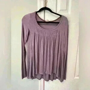 We The Free Women’s XS Purple Long Sleeve Flowy Top